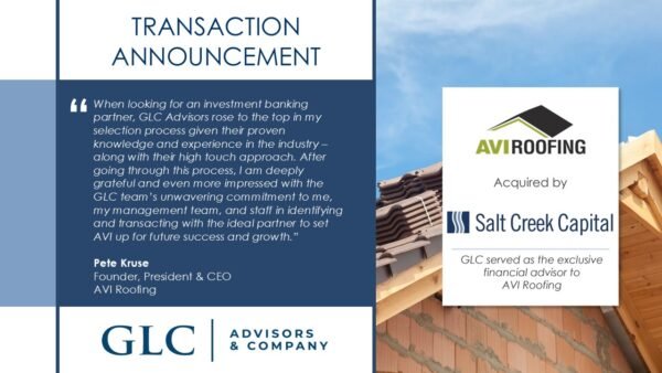 Financial Advisor to AVI Roofing